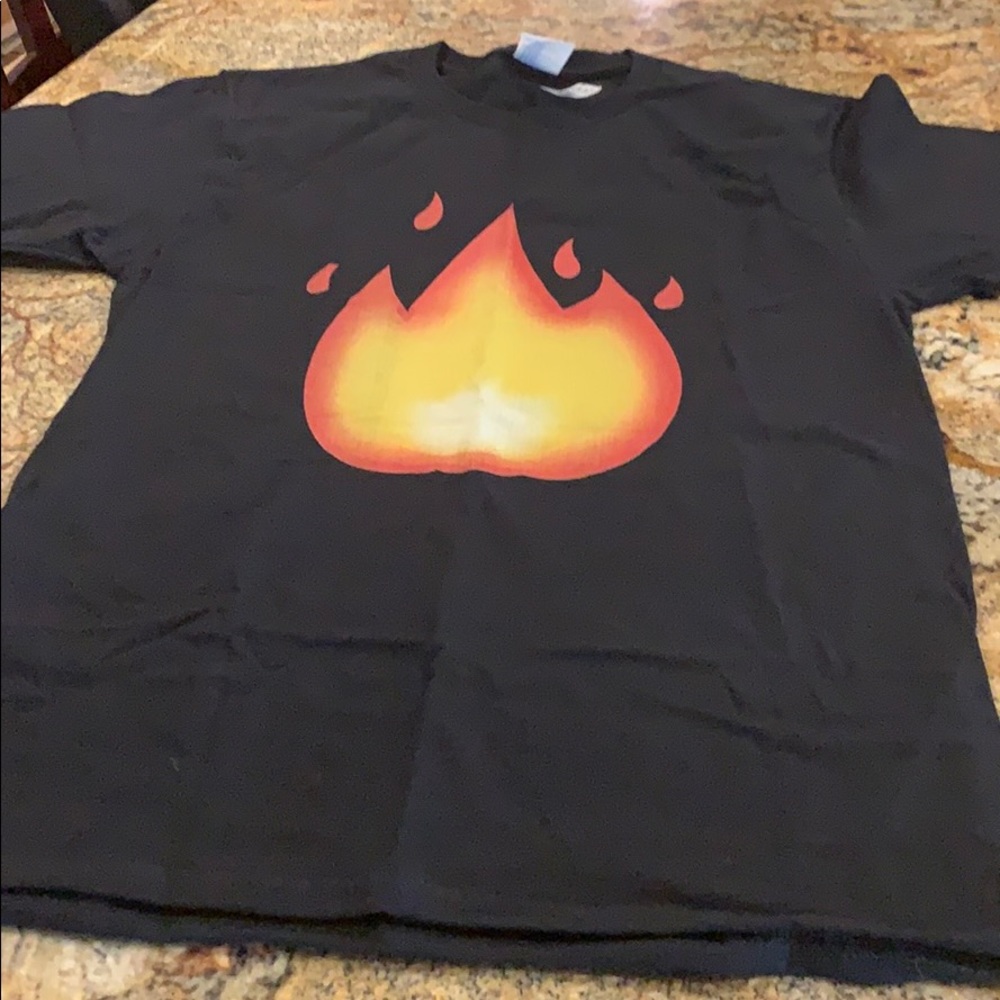 Fire emoji T-shirt
